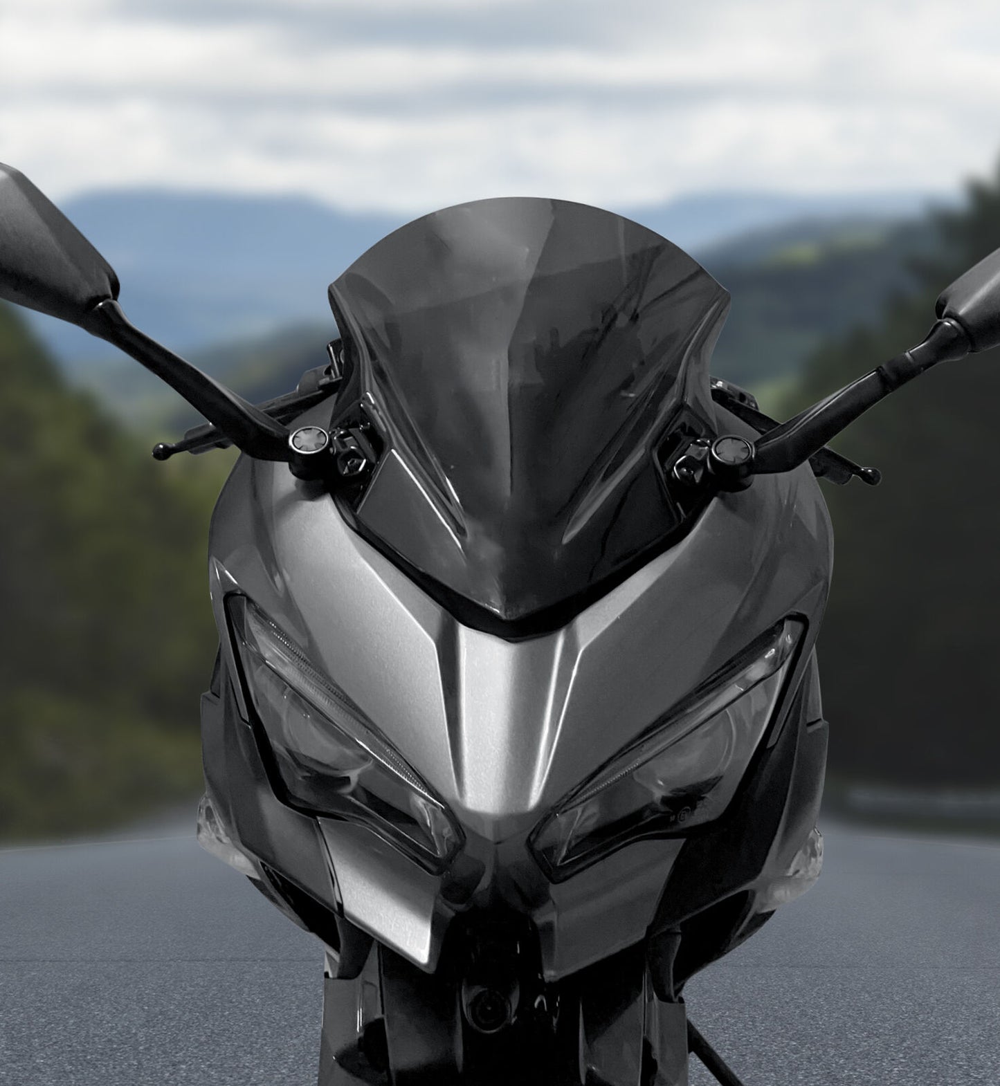 Windscreen Windshield For Kawasaki Ninja 400 2018-2023 2019 2020 2021 2022 Wind Deflector Spoiler