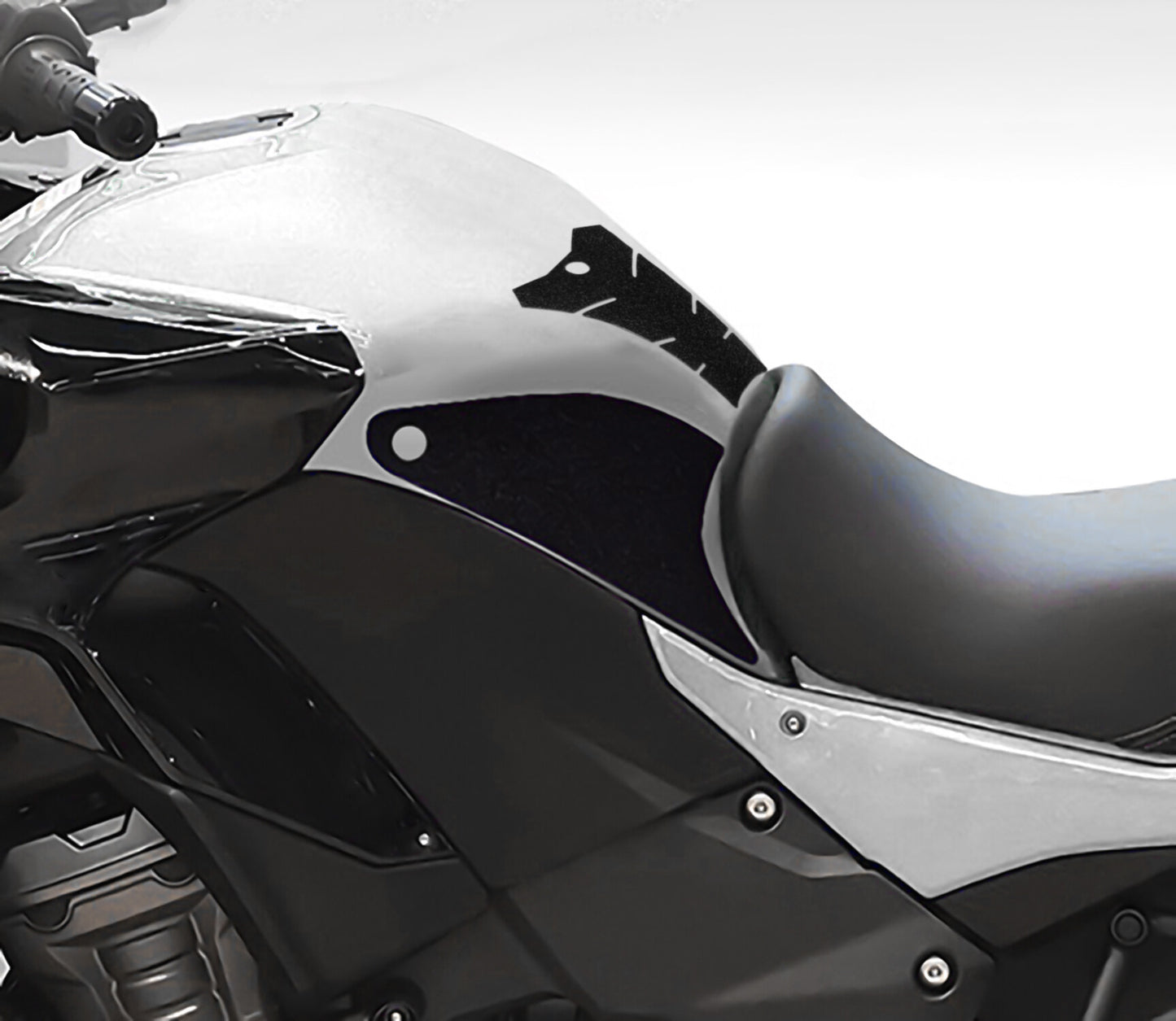 Wolfline Motocycle Anti Slip Tank Pad Stickers Side Gas Tank Pad Knee Grip Decals Protection For Kawasaki Versys1000 Versy 1000