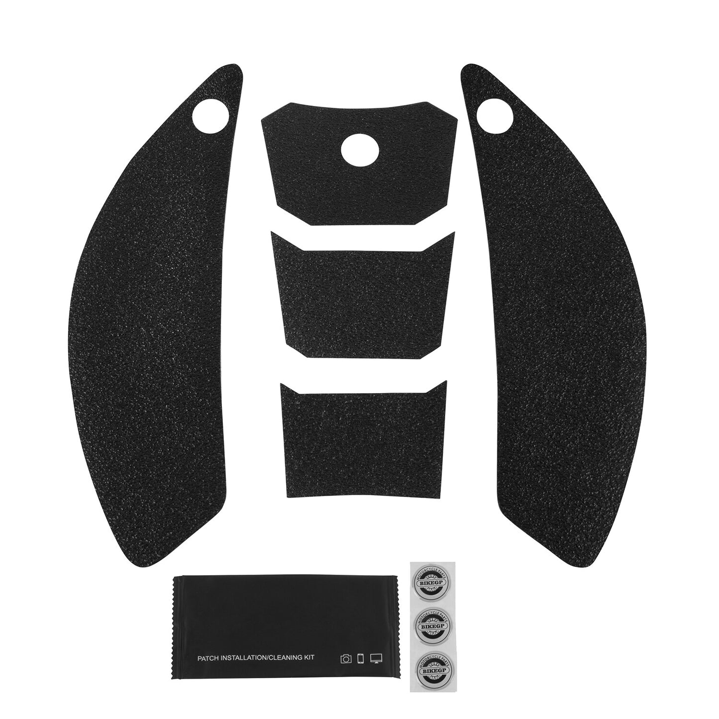 Wolfline Motorcycle Anti Slip Tank Pad Stickers Side Gas Tank Pad Knee Grip Decals Protection For Kawasaki ER6N ER 6N 2006 2007 2008 2009 2010 2011 2012 2013 2014 2015 2016
