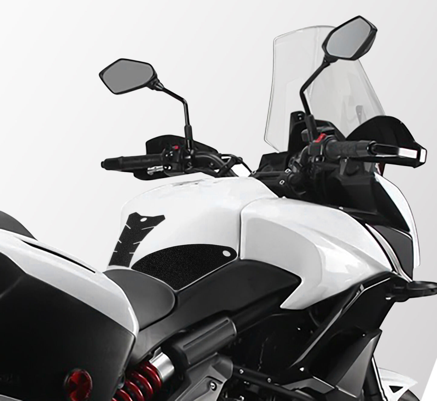 Wolfline Motocycle Anti Slip Tank Pad Stickers Side Gas Tank Pad Knee Grip Decals Protection For Kawasaki Versys1000 Versy 1000