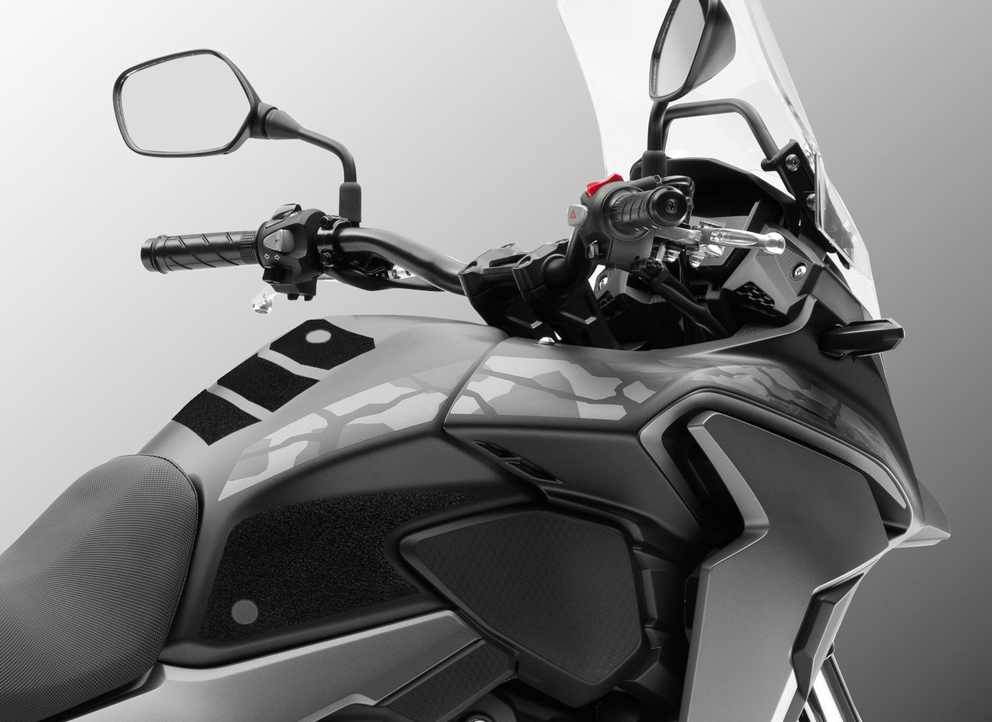 Wolfline Motorcycle Anti Slip Tank Pad Stickers Side Gas Tank Pad Knee Grip Decals Protection For Honda CB500X CB 500 X 2013 2014 2015 2016 2017 2018 2019 2020 2021 2022