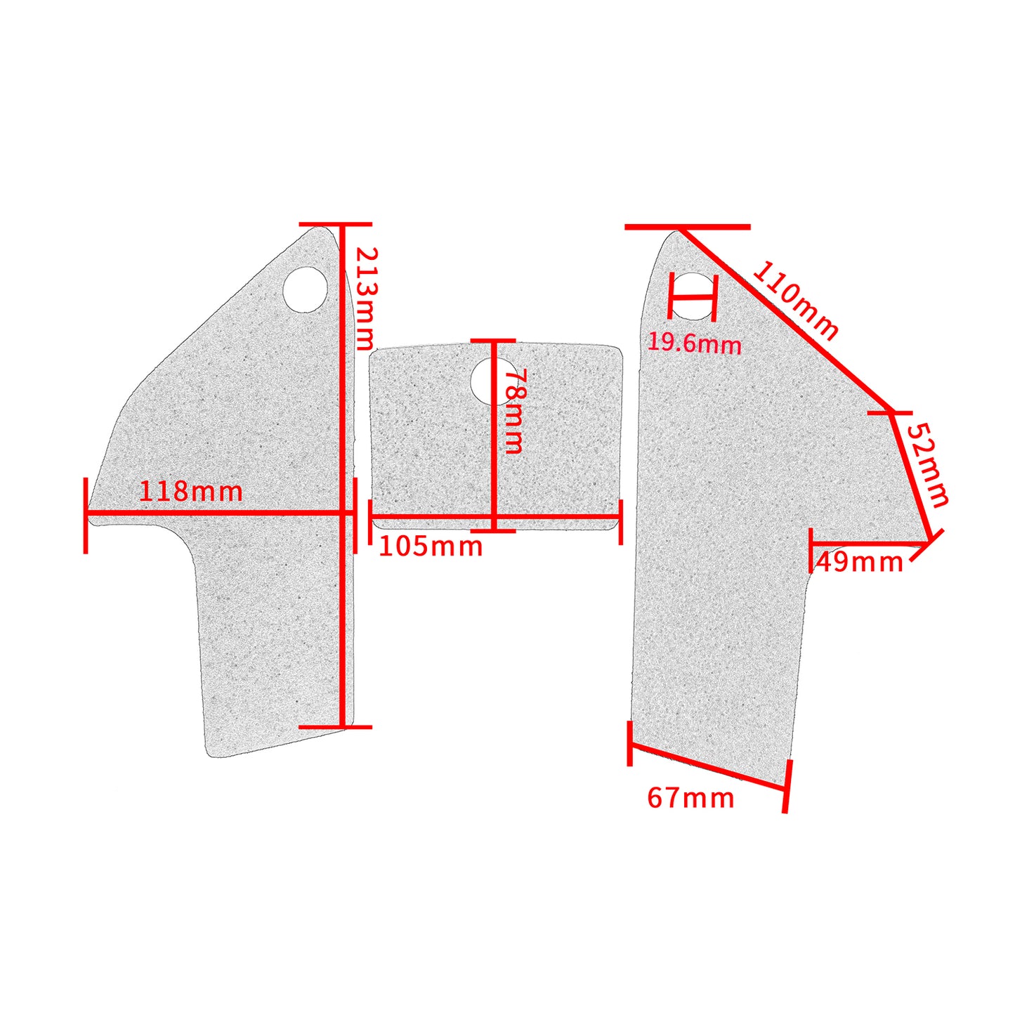 Wolfline Motorcycle Fuel Tank Protection Stickers Moto Anti Slip Rubber Fuel Gas Tank Pad Side Knee Decals For BMW S1000XR S 1000XR 2015 2016 2017 2018 2019