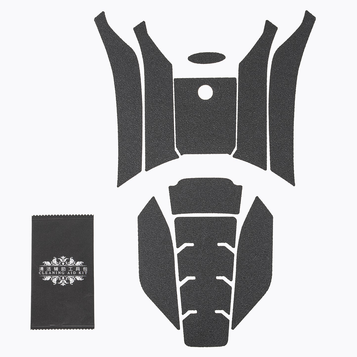 Wolfline Motorcycle Fuel Tank Protection Stickers Moto Anti Slip Rubber Fuel Gas Tank Pad Side Knee Decals For Honda Forza 750 2021 2022