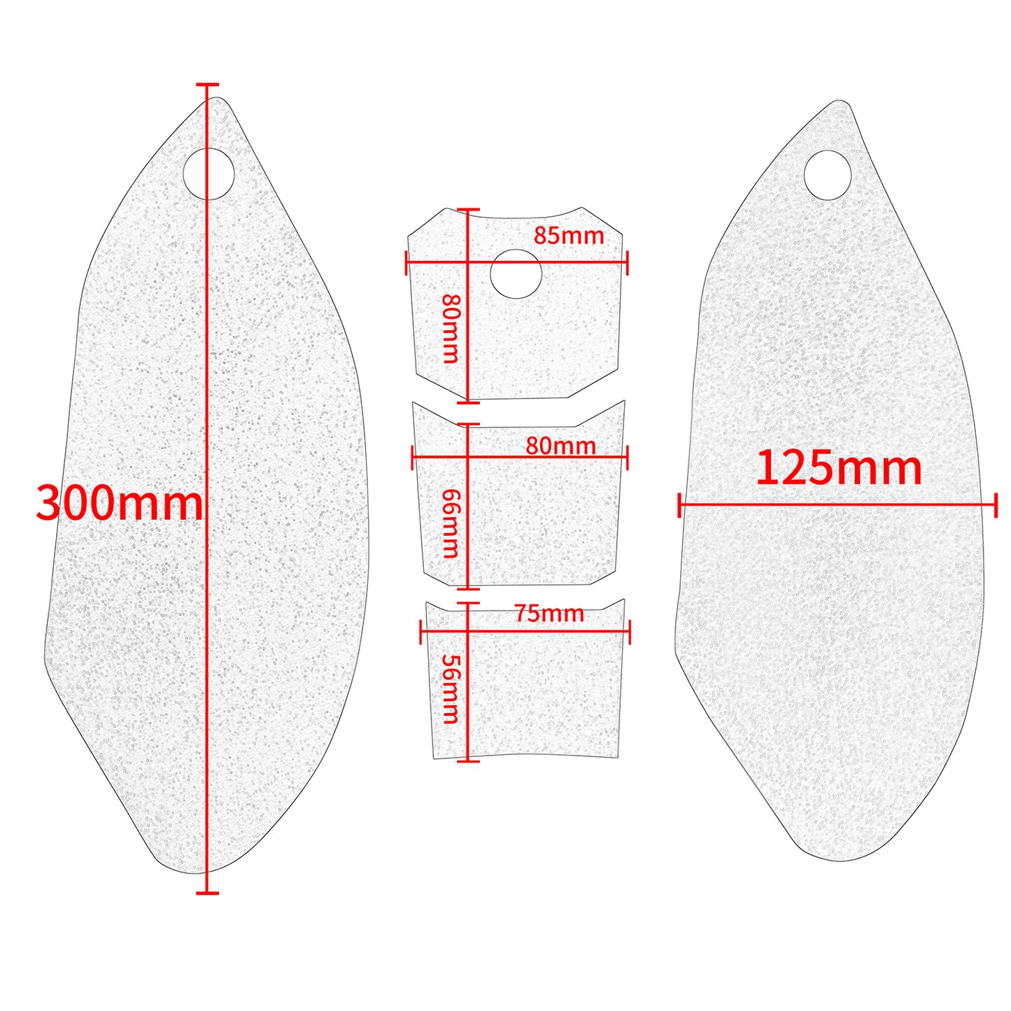 Wolfline Motorcycle Anti Slip Tank Pad Stickers Side Gas Tank Pad Knee Grip Decals Protection For BMW S1000R RR S1000R S1000RR 2015 2016 2017 2018 2019 2020 2021 2022