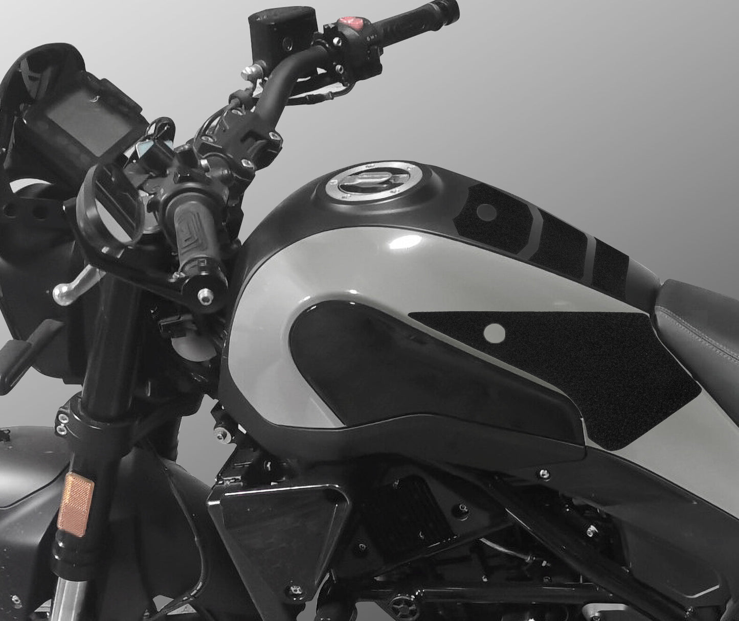 Wolfline Motorcycle Anti Slip Tank Pad Stickers Side Gas Tank Pad Knee Grip Decals Protection For Benelli Leoncino 500 2018 2019 2020 2021 2022
