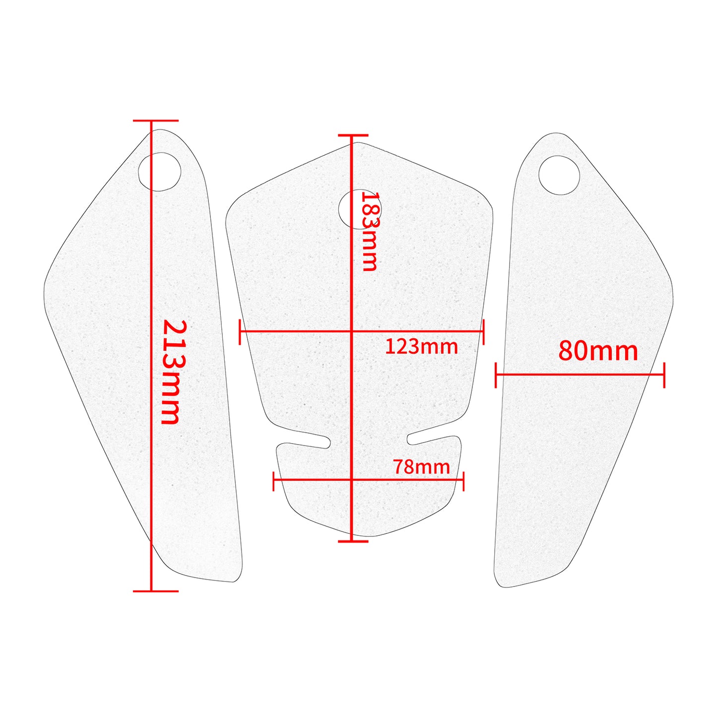 Wolfline Anti Slip Tank Pad Stickers Side Gas Tank Pad Knee Grip Decals Protection For Honda CM1100 CMX1100 Rebel 2021 2022 2023 Motorcycle Accessories