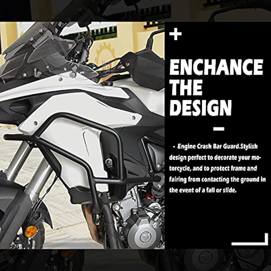 Ship from US warehouse!! Highway Crash Bar Engine Guard for Benelli TRK502 TRK502X BJ500GS BJ500GS-A Part 2017 2018 2019 2020 Bodywork Falling Frame Side Bumper Protector