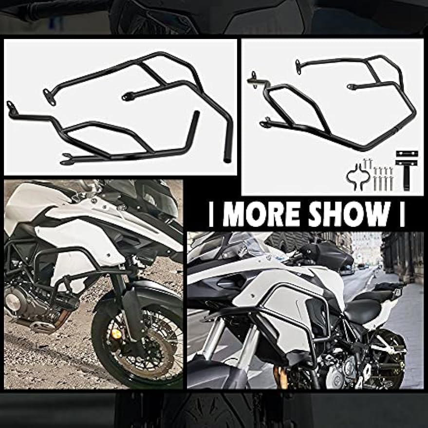 Ship from US warehouse!! Highway Crash Bar Engine Guard for Benelli TRK502 TRK502X BJ500GS BJ500GS-A Part 2017 2018 2019 2020 Bodywork Falling Frame Side Bumper Protector