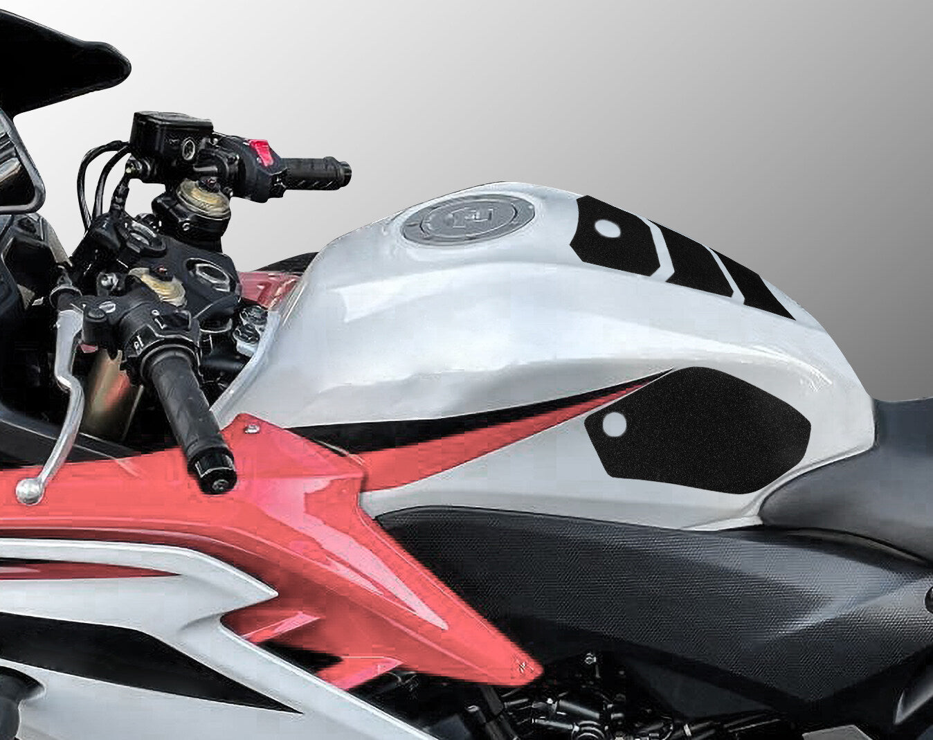 Wolfline Motorcycle Anti Slip Tank Pad Stickers Side Gas Tank Pad Knee Grip Decals Protection For Honda CBR600RR CBR 600 RR 2007 2008 2009 2010 2011 2012