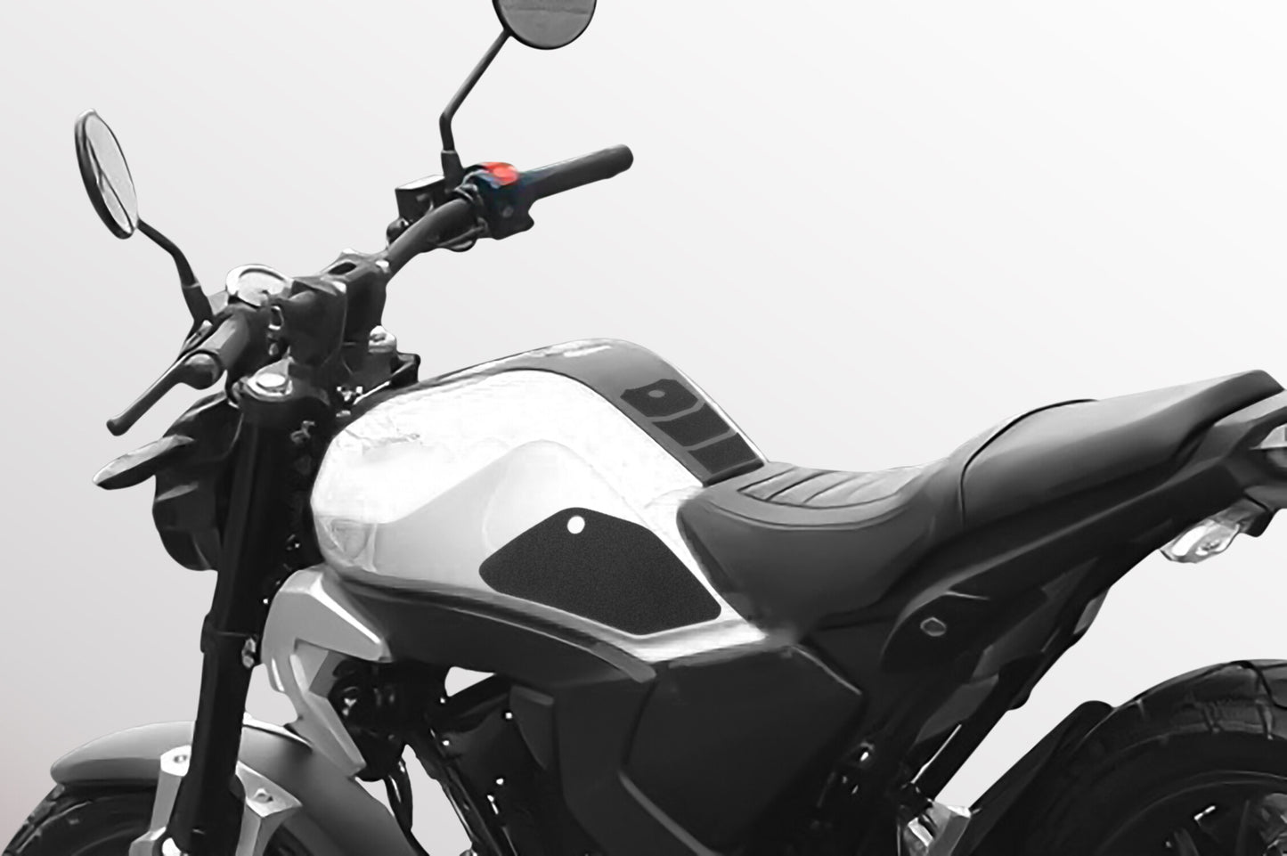 Wolfline Motorcycle Anti Slip Tank Pad Stickers Side Gas Tank Pad Knee Grip Decals Protection For Honda CB190TR CB190 TR CB 190TR