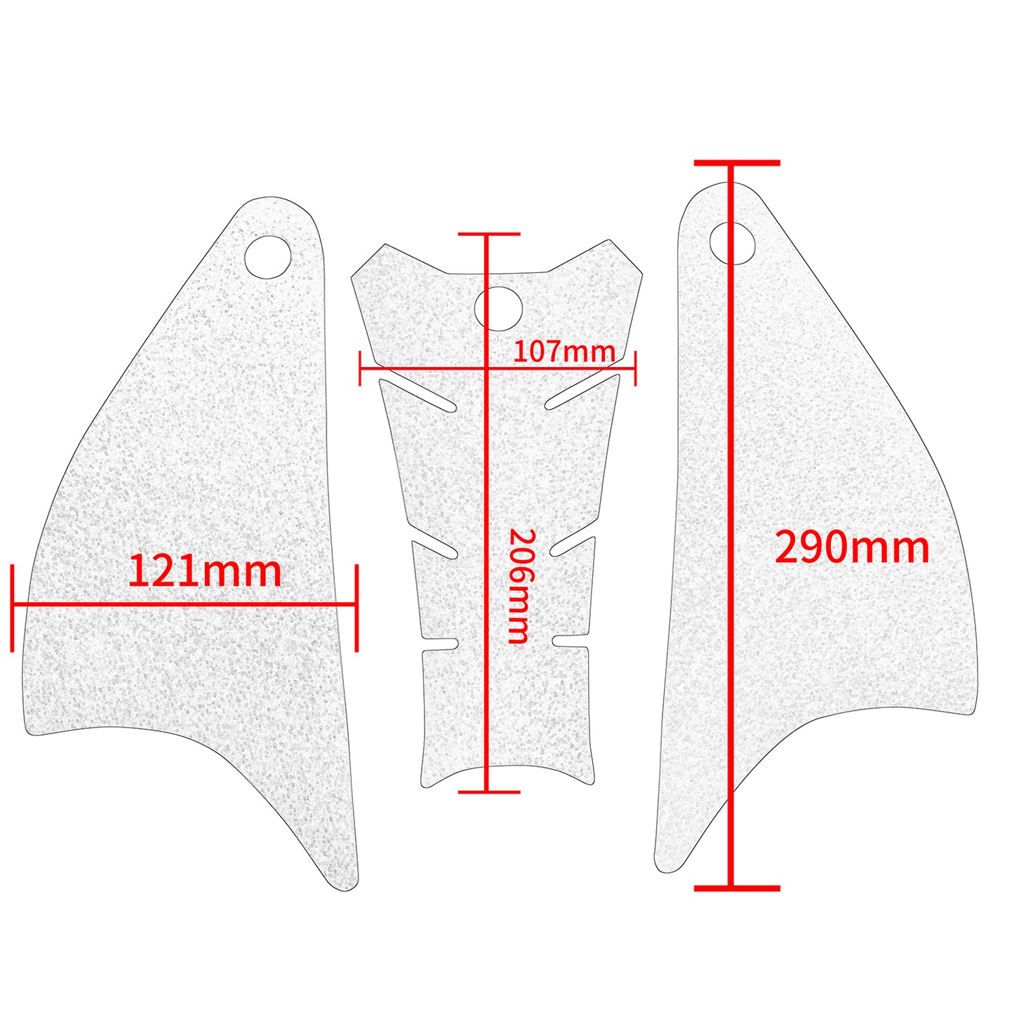 Wolfline Motocycle Anti Slip Tank Pad Stickers Side Gas Tank Pad Knee Grip Decals Protection For Kawasaki Versys1000 Versy 1000