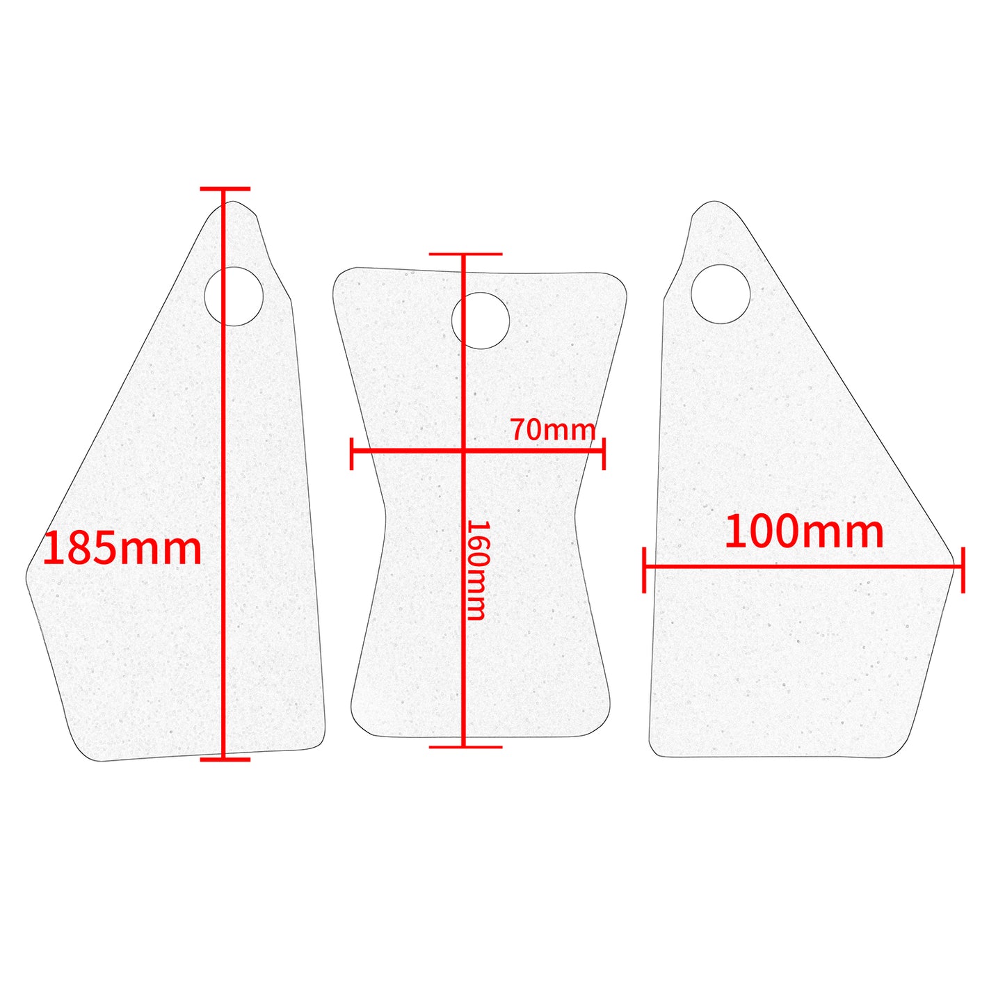 Wolfline Motorcycle Anti Slip Tank Pad Stickers Side Gas Tank Pad Knee Grip Decals Protection For BMW F850GS F850 GS F 850 GS Adv 2019 2020 2021 2022