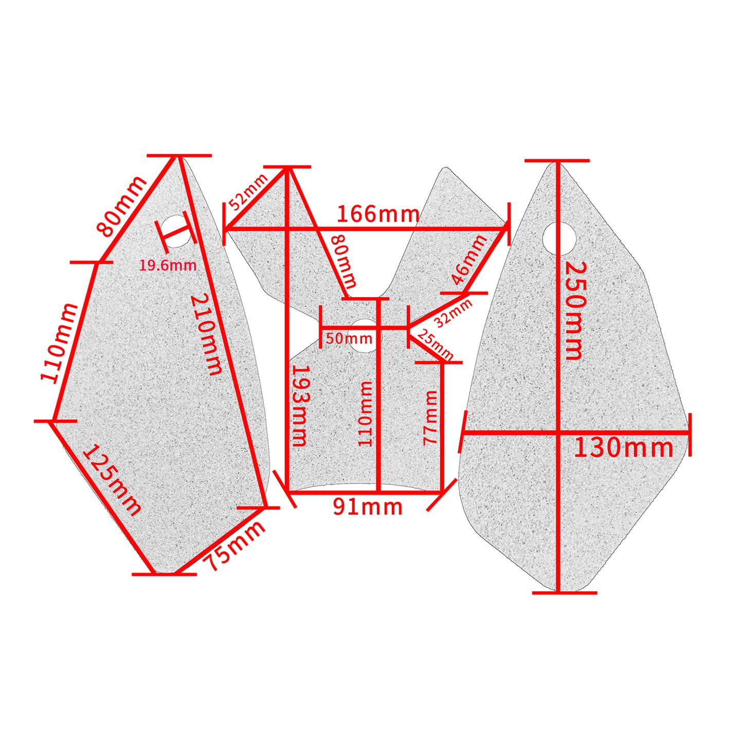 Motorcycle Fuel Tank Protection Stickers For Aprilia GPR125 GPR150 GPR 250 GPR 125 150 250 2015 2016 2017 2018 2018 2019 2020 2021 2022 Moto Anti Slip Rubber Fuel Gas Tank Pad Side Knee Decals