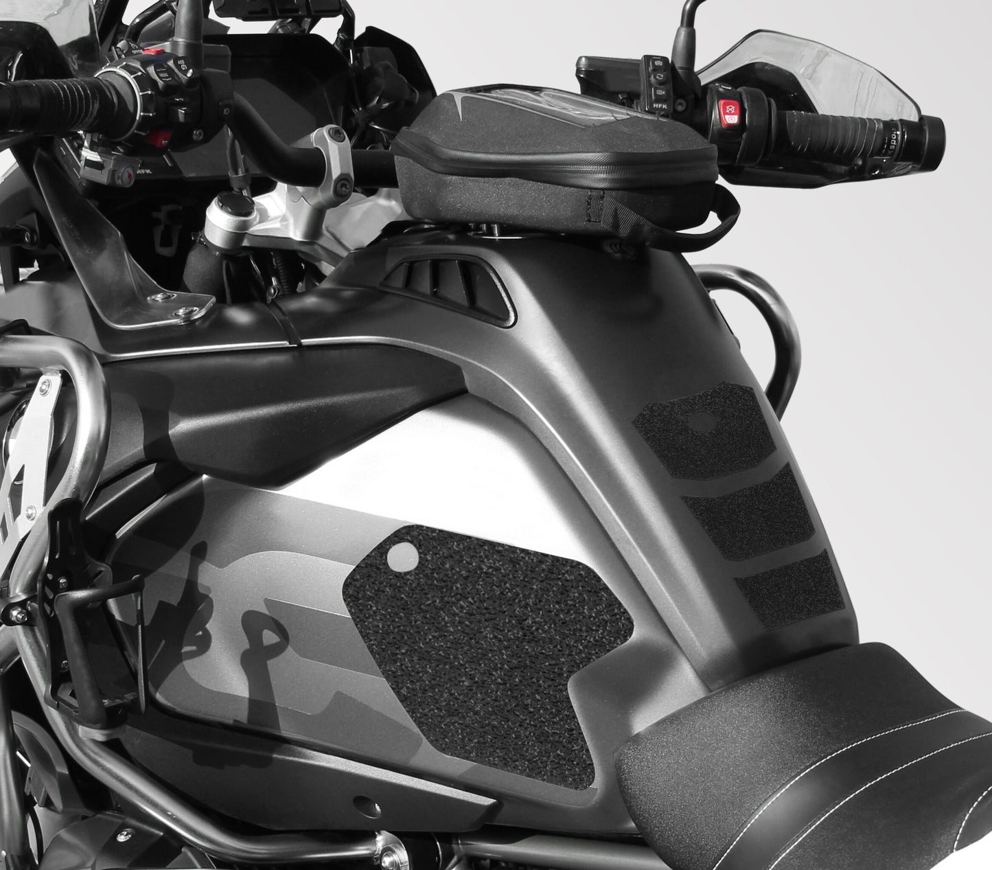 Wolfline Motorcycle Anti Slip Tank Pad Stickers Side Gas Tank Pad Knee Grip Decals Protection For BMW R1200GS Adv R1250GS Adv R 1200GS 1250GS 2014 2015 2016 2017 2018 2019 2020 2021 2022