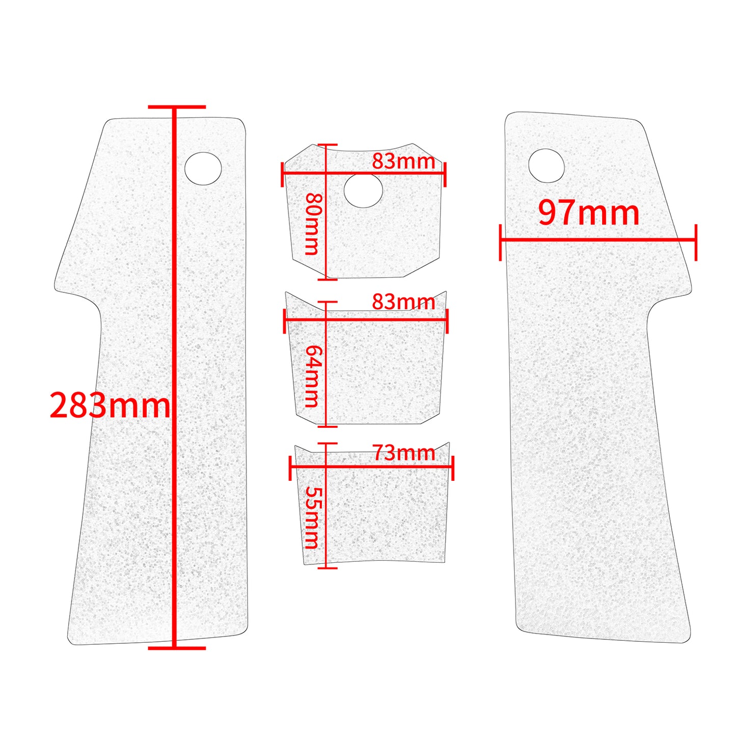 Wolfline Motorcycle Anti Slip Tank Pad Stickers Side Gas Tank Pad Knee Grip Decals Protection For BMW R1200R R 1200 R 2010 2011 2012 2013 2014