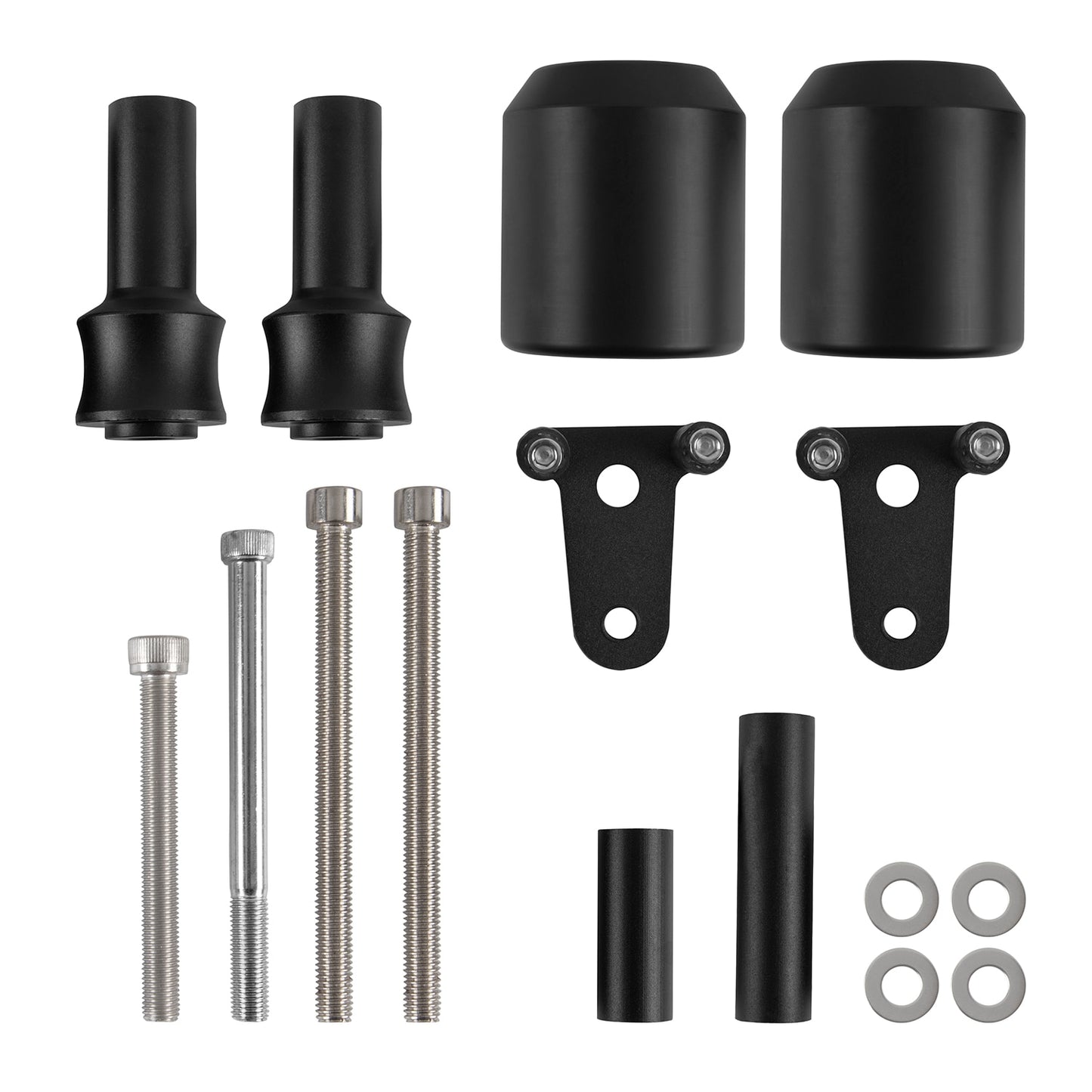 Motorcycle Accessories Frame Slider Crash Protector Falling Protection For Kawasaki Ninja400 2018 2019 2020 2021 2022 Black