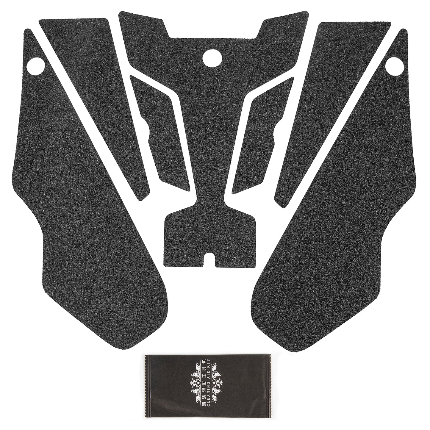 Wolfline Motorcycle Fuel Tank Protection Stickers Moto Anti Slip Rubber Fuel Gas Tank Pad Side Knee Decals For Zongshen Cyclone RC401 2022 Model