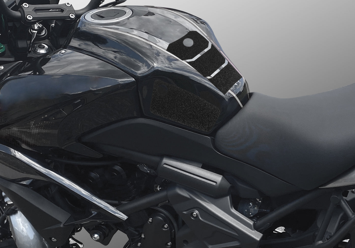 Wolfline Motorcycle Anti Slip Tank Pad Stickers Side Gas Tank Pad Knee Grip Decals Protection For Kawasaki Versys650 Versys 650 2015 2016 2017 2018 2019 2020 2021