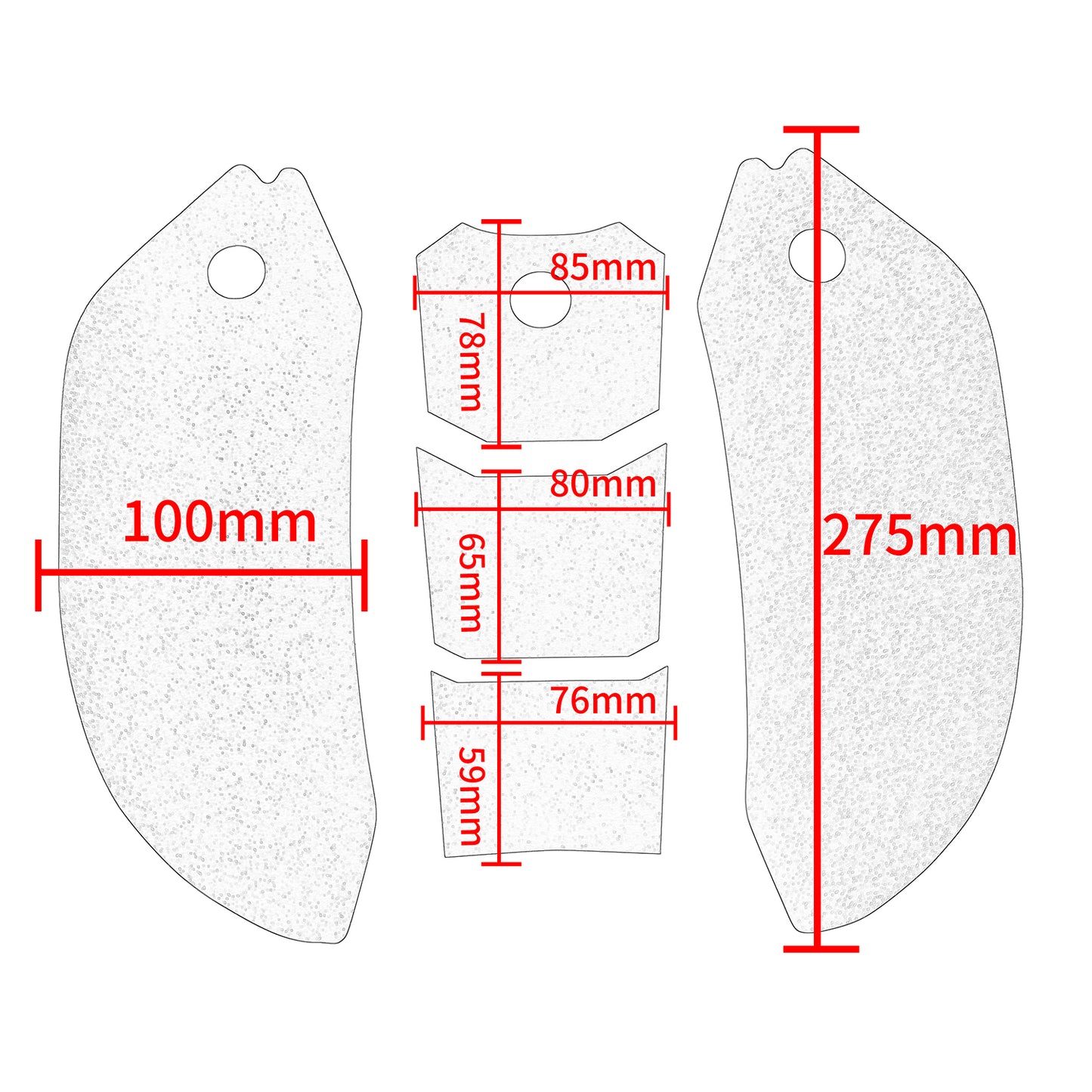 Wolfline Motorcycle Anti Slip Tank Pad Stickers Side Gas Tank Pad Knee Grip Decals Protection For Ducati 899 1099 1199 1299 2007 2008 2009 2010 2011 2012