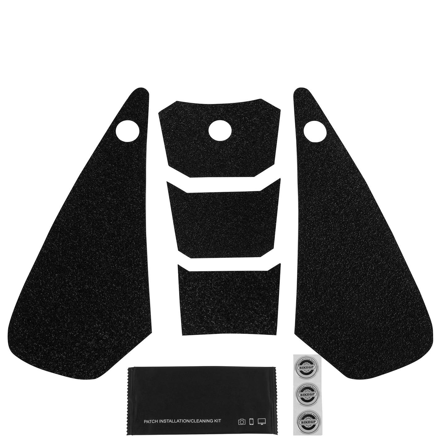 Wolfline Motorcycle Anti Slip Tank Pad Stickers Side Gas Tank Pad Knee Grip Decals Protection For Yamaha R1 2004 2005 2006