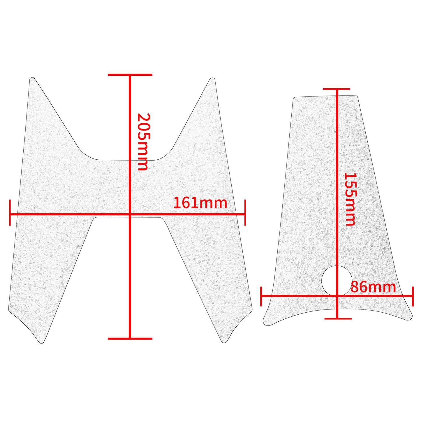 Wolfline Motorcycle Anti Slip Tank Pad Stickers Side Gas Tank Pad Knee Grip Decals Protection For BMW R1200GS R1250GS R1200 R1250 GS R 1200 1250 GS 2013 2014 2015 2016 2017 2018 2019 2020 2021 2022