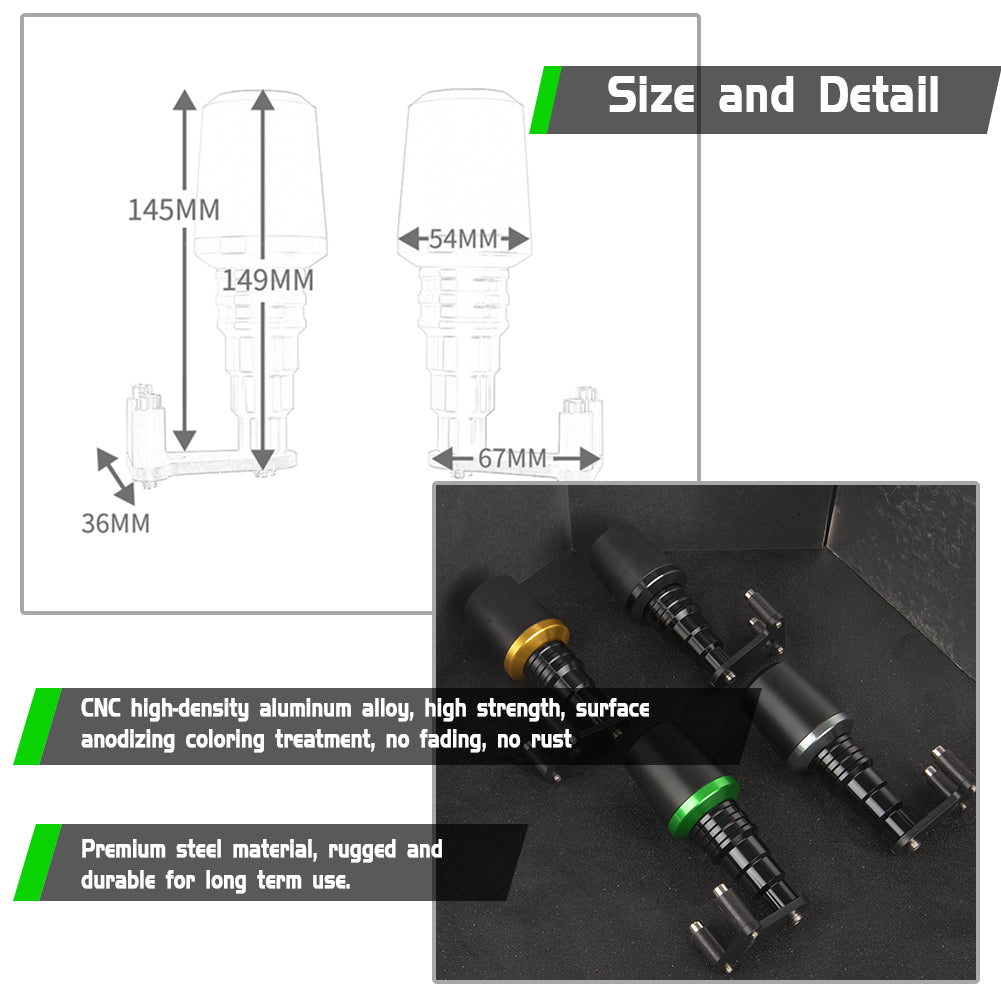 Ninja 400 Frame Slider Fairing Engine Guard Crash Protector Falling Protection For Kawasaki NINJA400 Z400 2018 2019 2020 2021 2022 2023