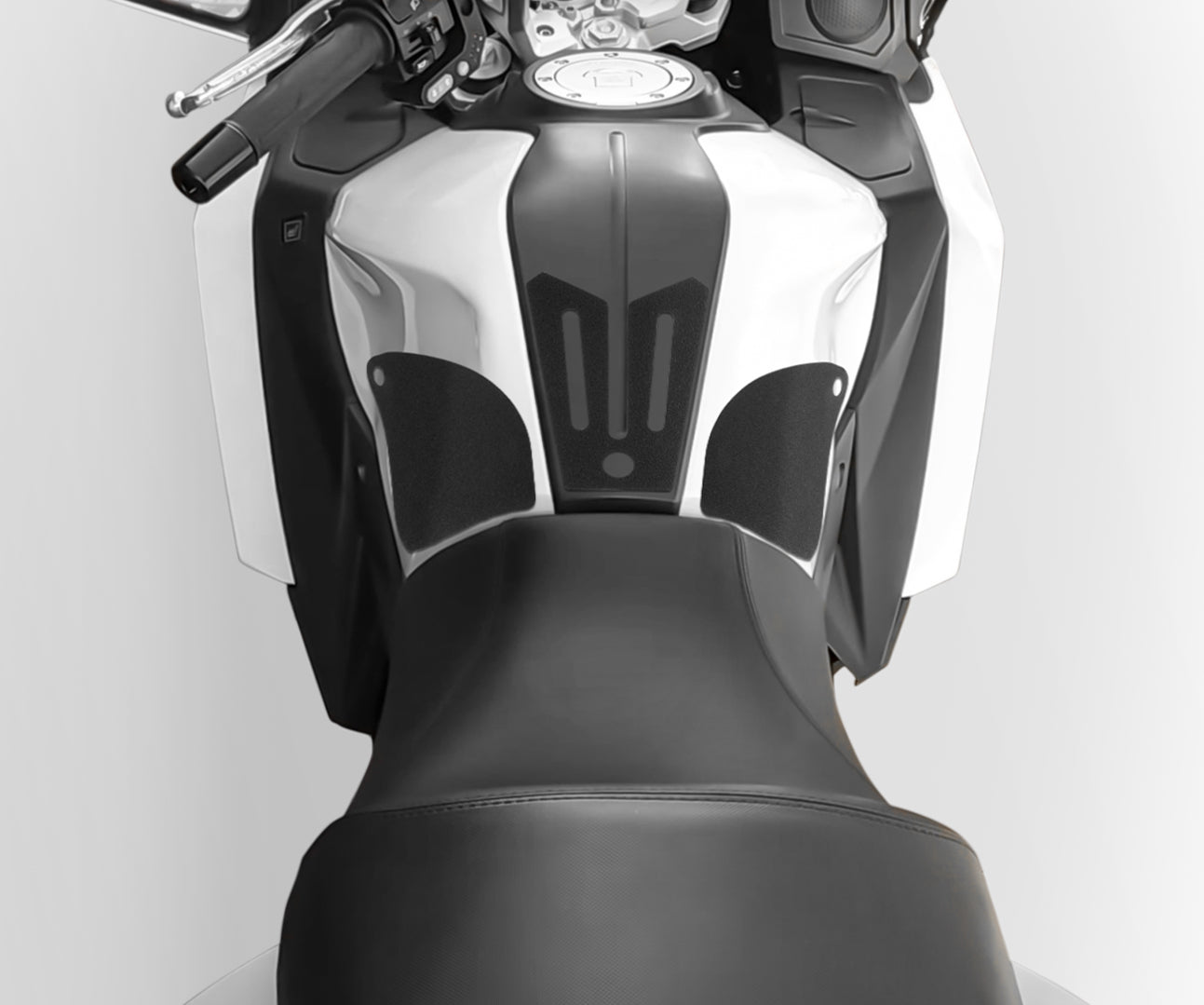 Wolfline Motorcycle Accessories Anti Slip Tank Pad Stickers Side Gas Tank Pad Knee Grip Decals Protection For CFMOTO 650 TR-G