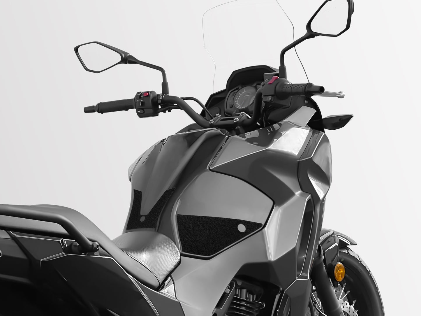 Wolfline Motorcycle Anti Slip Tank Pad Stickers Side Gas Tank Pad Knee Grip Decals Protection For Kawasaki Versys300 versys X-300 2017 2018 2019 2020 2021