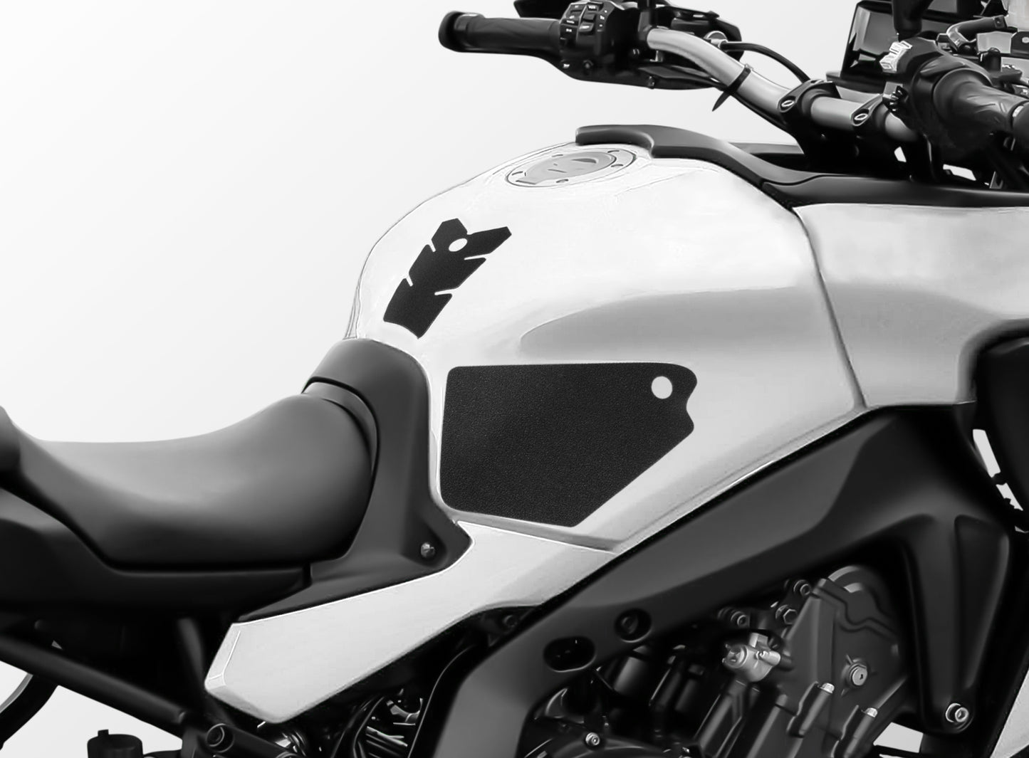 Wolfline Motorcycle Accessories Anti Slip Tank Pad Stickers Side Gas Tank Pad Knee Grip Decals Protection For Yamaha Tracer 9 /Tracer 9 GT 2021 2022 Tracer9