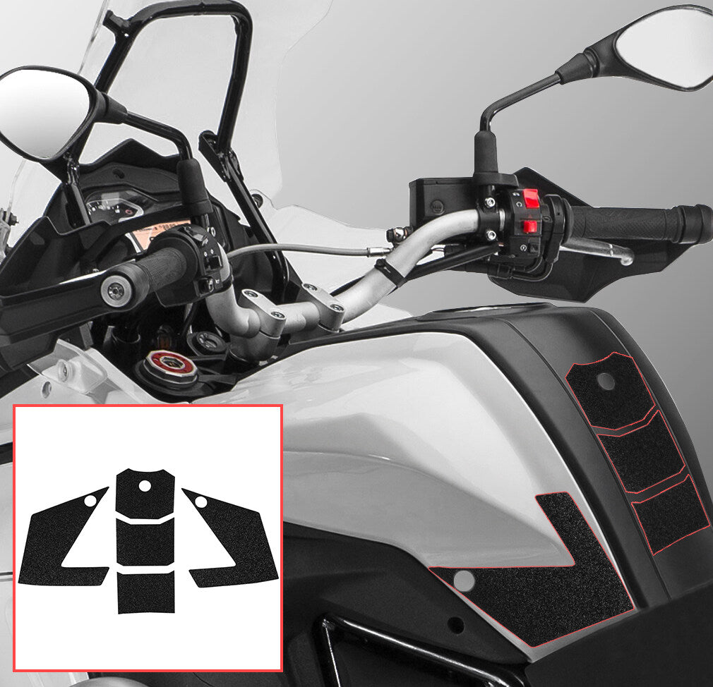 Wolfline Motorcycle Fuel Tank Protection Stickers Moto Anti Slip Fuel Gas Tank Pad Side Knee Decals For Benelli TRK502X TRK 502X 2018 2019 2020 2021 2022