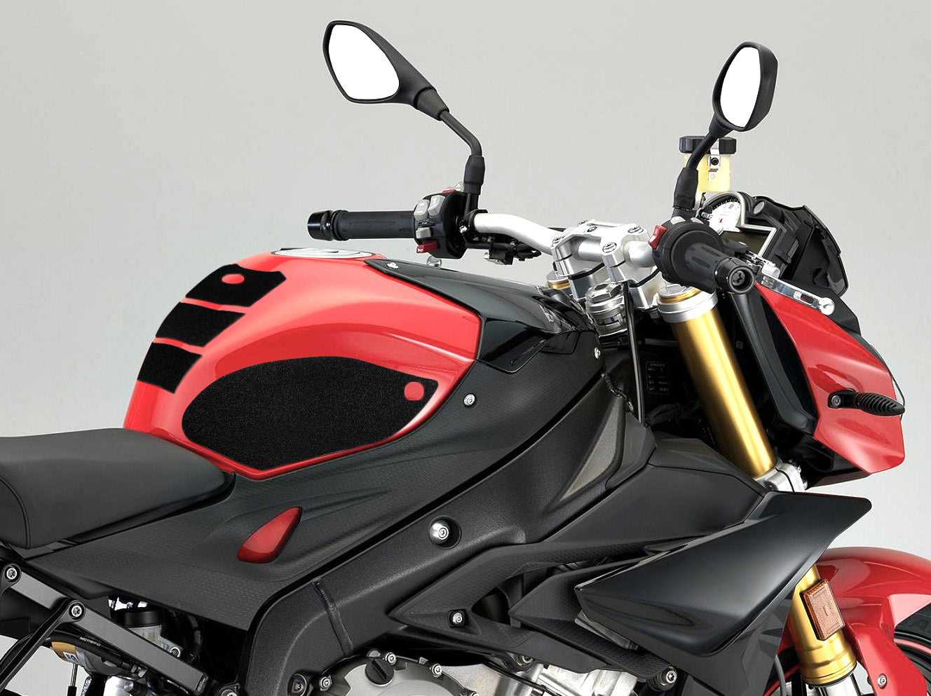 Wolfline Motorcycle Anti Slip Tank Pad Stickers Side Gas Tank Pad Knee Grip Decals Protection For BMW S1000R RR S1000R S1000RR 2015 2016 2017 2018 2019 2020 2021 2022