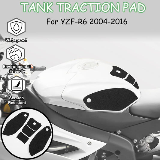 Wolfline Motorcycle Anti Slip Tank Pad Stickers Side Gas Tank Pad Knee Grip Decals Protection For Yamaha R6 2004 2005 2006 2007 2008 2009 2010 2011 2012 2013 2014 2015 2016