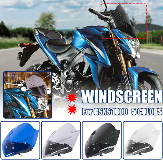 Wolfline GSXS1000 GSX-S1000 Windshield Windscreen For Suzuki GSX-S GSXS 1000 2015-2020 Motorcycle Wind Screen Shield Deflector Accessoriess