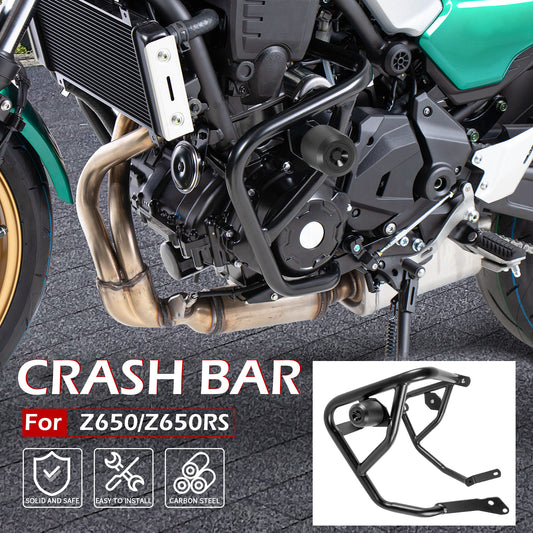 Z650 Z650RS Motorbike Frame Crash Bar Buffer Falling Protector For Kawasaki Z 650 RS 650RS 2017-2023 Highway Engine Guard Bumper