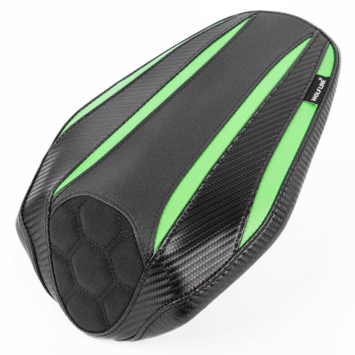 WOLFLINE Motorcycle Driver Passenger Comfort Seat for Kawasaki