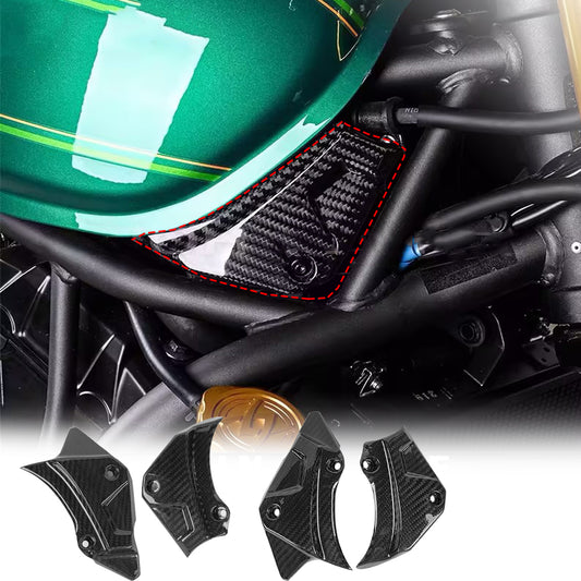 Wolfline Motorcycle Gas Tank Side Trim Insert Cover Panel Fairing For Kawasaki Z650RS 2022 2023 Gas Tank Side Cover Accessories