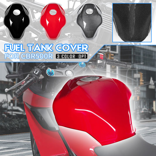 Motorcycle Front Oil Gas Tank Cover For Honda CBR500R CBR 500R 2019-2023 2020 2021 2022 Fuel Cap Cowl Protector Fairing Accessories