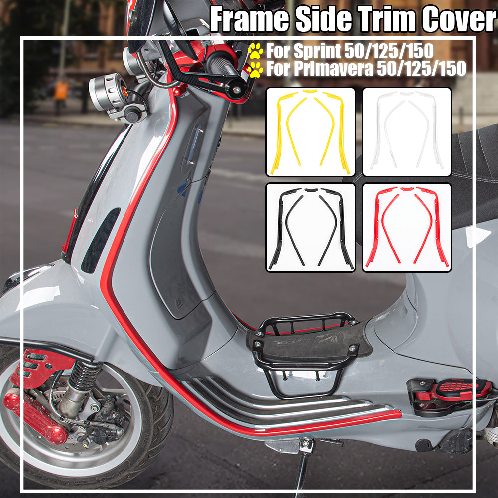 Wolfline For Vespa Sprint Primavera 50 125 150 2014-2022 2016 2017 2018 Motorcycle  Body Frame Side Trim Cover Side Panel Fairing Cowl