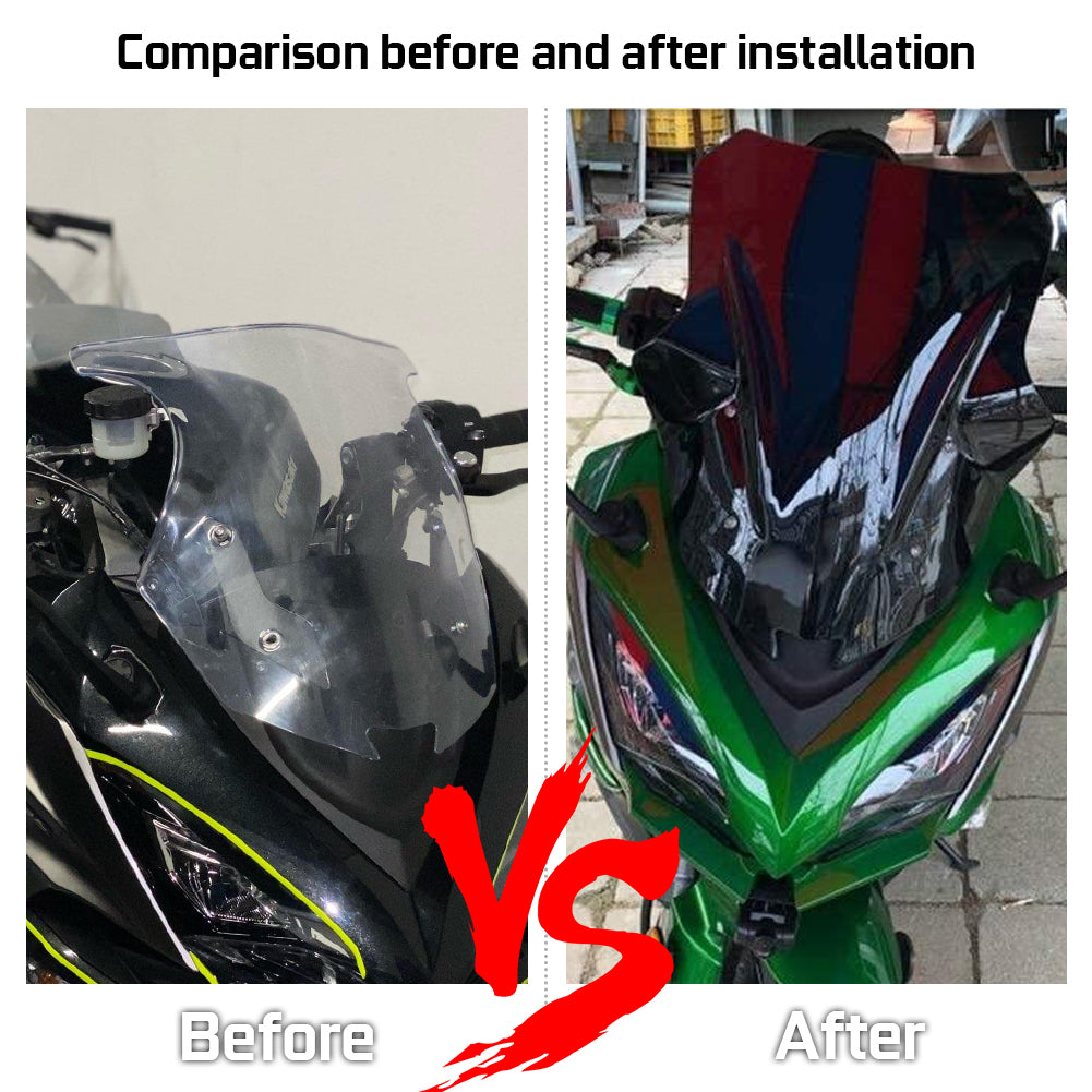 Windscreen Windshield For Kawasaki Ninja1000 Z1000SX 2017-2022 2018 2019 2020 2021 Ninja 1000 1000SX