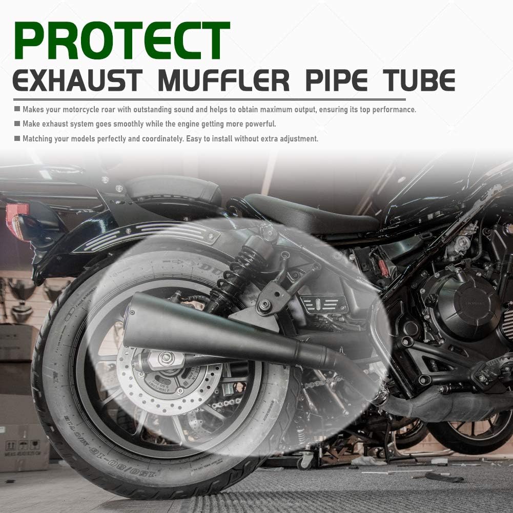 Exhaust Muffler Pipe For Honda Rebel CMX CM 500 2017-2023 2022 2021 2020 2019 2018 CMX500 CM500