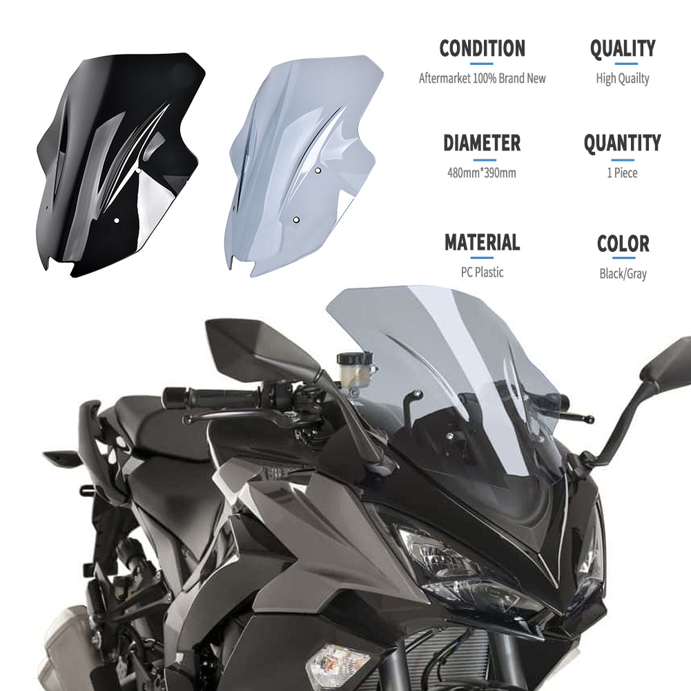 Windscreen Windshield For Kawasaki Ninja1000 Z1000SX 2017-2022 2018 2019 2020 2021 Ninja 1000 1000SX