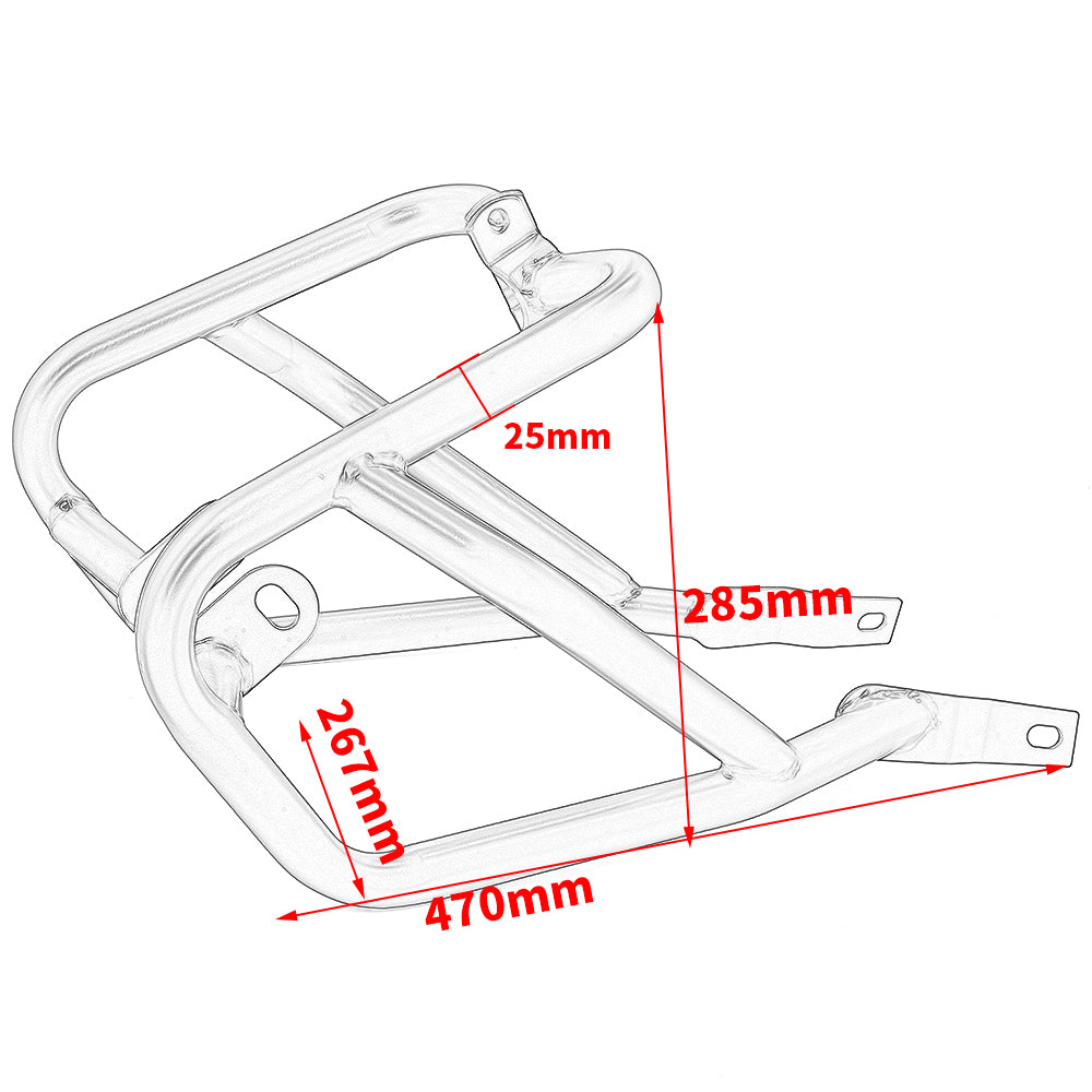 Wolfline For Kawasaki Versys 650 2022 2023 Upper Lower Engine Guard Highway Crash Bar Motorcycle Frame Protection Bumper Versys650 KLE650 Accessories