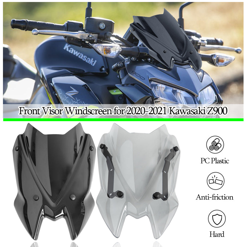 Windscreen Windshield Wind Deflector For Kawasaki Z 900 Z900 2020-2023 2021 2022