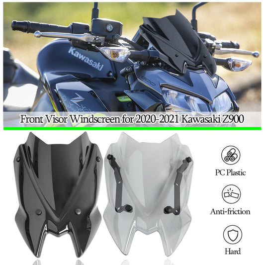 Windscreen Windshield Wind Deflector For Kawasaki Z 900 Z900 2020-2023 2021 2022