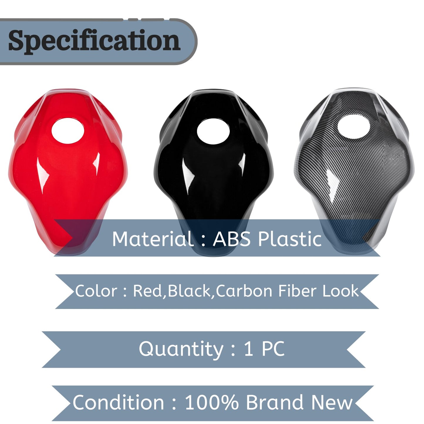 Motorcycle Front Oil Gas Tank Cover For Honda CBR500R CBR 500R 2019-2023 2020 2021 2022 Fuel Cap Cowl Protector Fairing Accessories