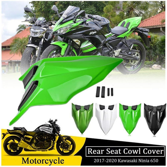 Rear Solo Seat Cover For Kawasaki Ninja650 Z650 Pillion Passenger Hard Solo Seat Cowl Hump Fairing Ninja 650 Z 650 2017 2018 2019 2020 2021 2022 2023