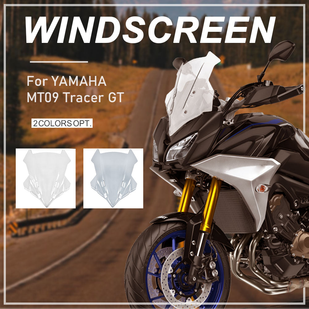 Wolfline For Yamaha MT09 Tracer 900 GT 2018 2019 2020 FJ09 Windshield Windscreen Wind Deflector Flyscreen Double Bubble MT FJ 09 Parts