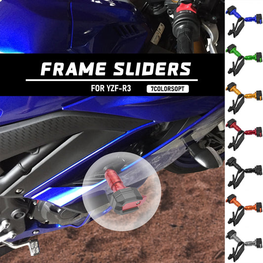Frame Crash Sliders For 2019 Yamaha YZF-R3 YZF-R25 YZF R3 R25 Engine Guard Body Fairing Falling Protector Motorcycle Accessories
