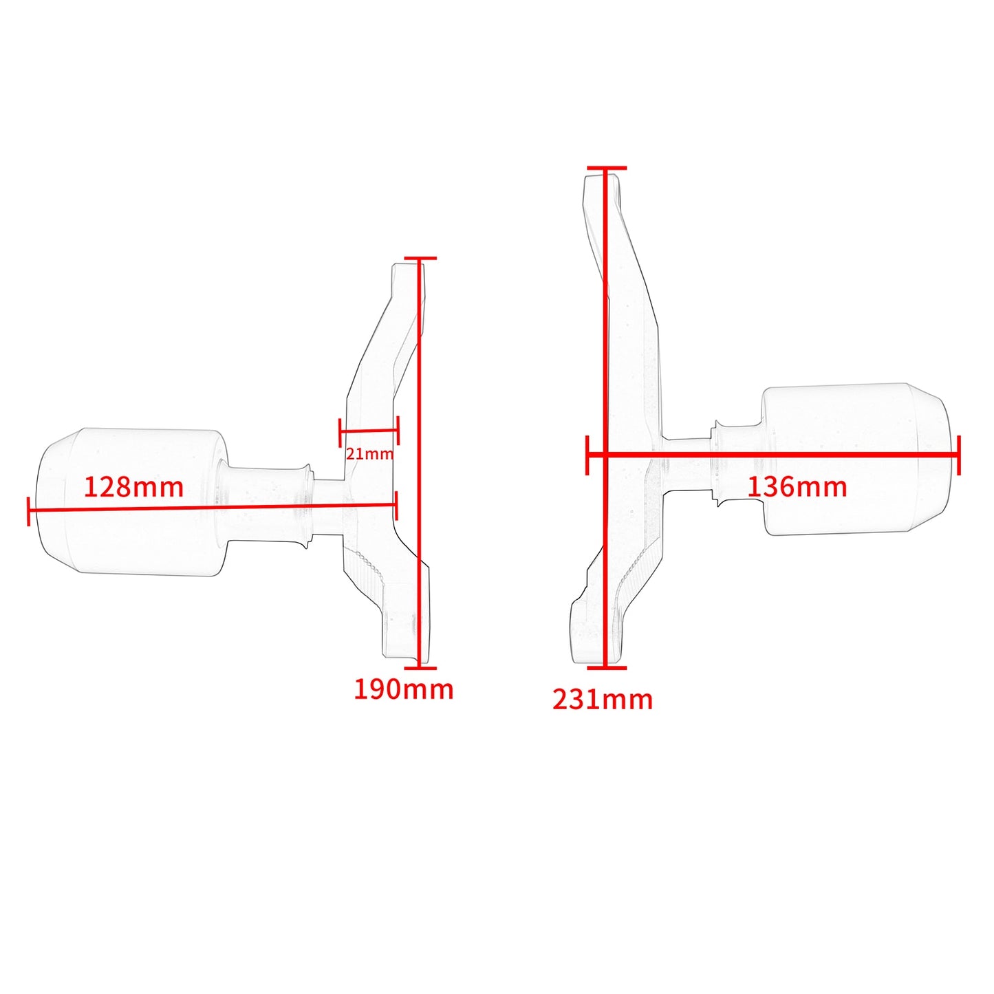 Motorcycle Accessories Falling Protection For Trident 660 2021 22 Frame Slider Fairing Guard Anti Crash Pad Protector Trident660