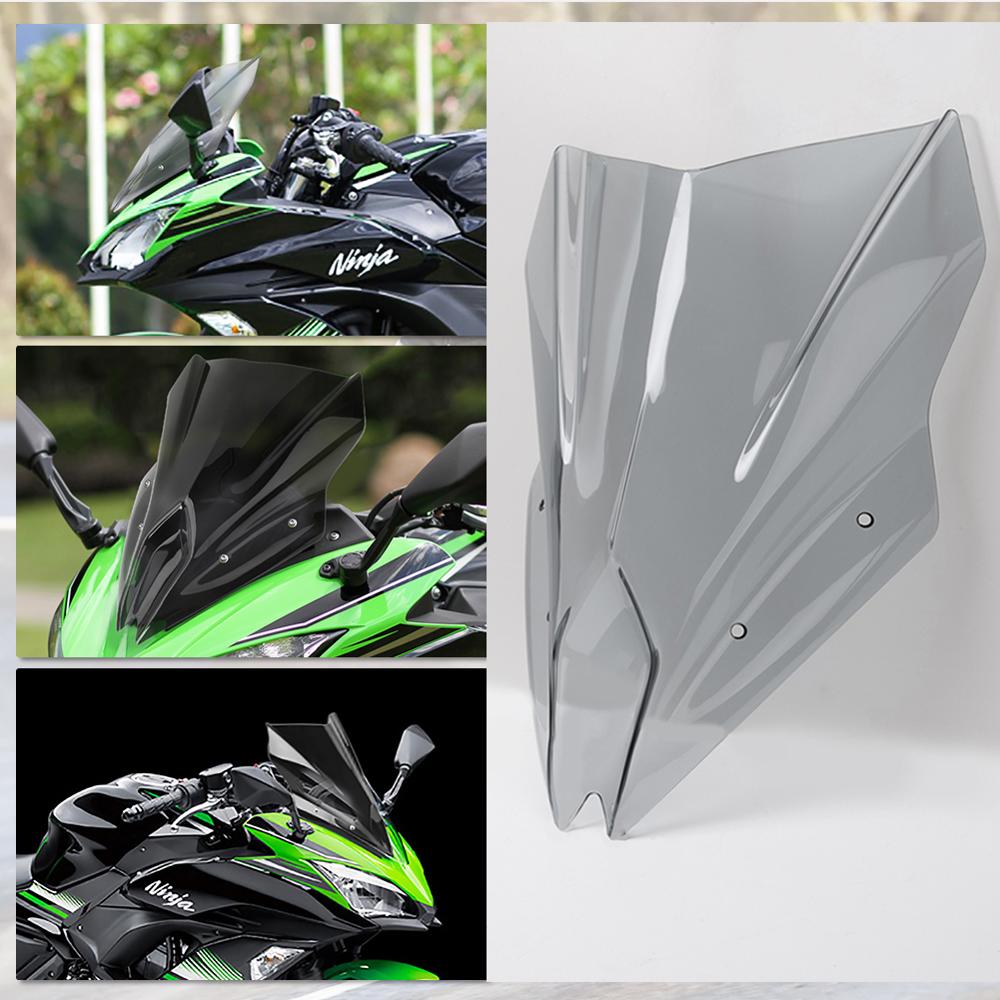 Motorcycle Accessories For Kawasaki Ninja 650 Windscreen Windshield Wind Deflector 2017 2018 2019 Ninja650 NINJA 650 ER6N ER6F